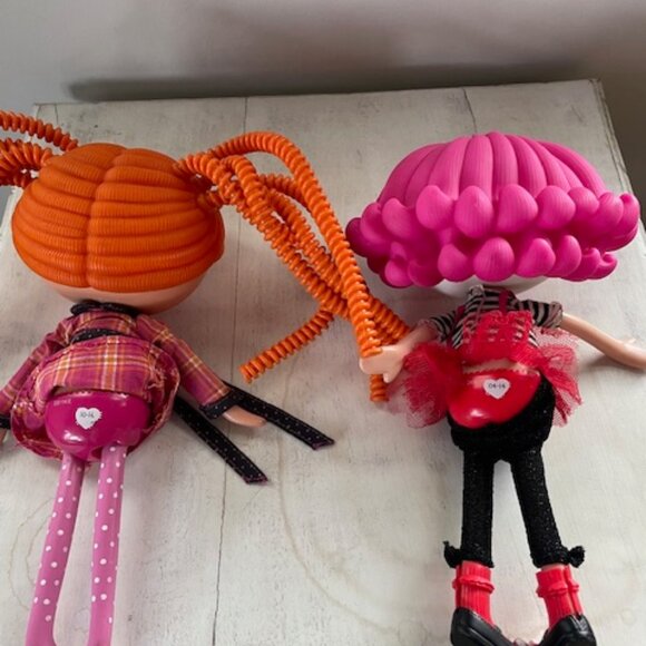 2 LALALOOPSY Bea Spells-A-Lot Orange Silly Hair Plaid Jacket Hi-Top PINK HAIR 12 - Picture 4 of 8